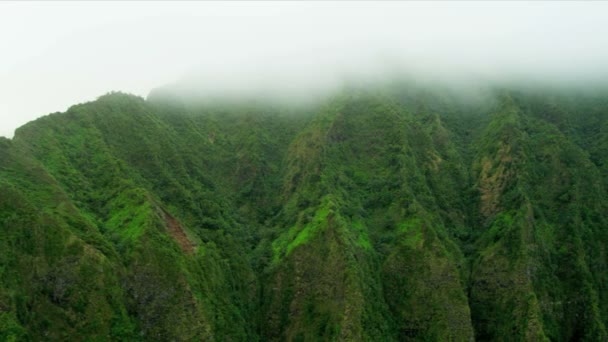 Solidified lava formations — Stock Video