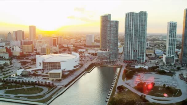American Airlines Arena Bayside Mercato — Video Stock