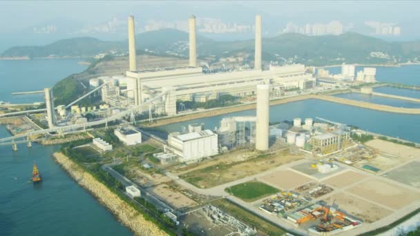 Lamma Power Station — Stockvideo