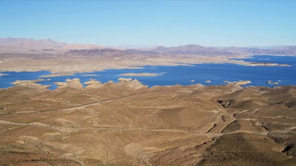 Lake mead reservoir — Stockvideo