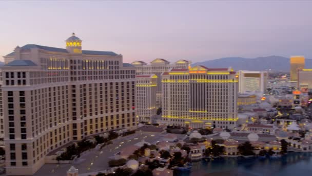 Bellagio hotel in Las Vegas — Stock Video