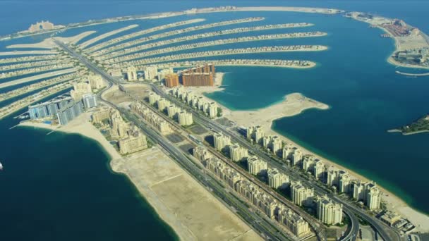 Milla de Oro Aérea, Palm Jumeirah, Dubai — Vídeo de stock