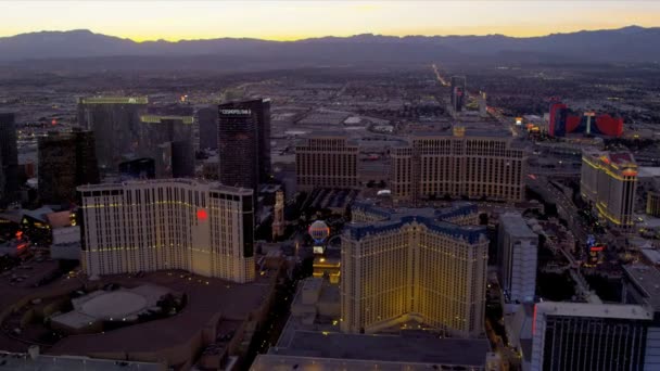 Vista aerea Las Vegas — Video Stock