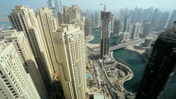 Drapacze chmur w dubai — Wideo stockowe