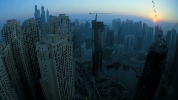 Jumeirah bij zonsopgang — Stockvideo