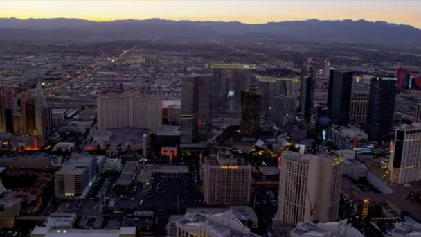 Aerial view Las Vegas — Stock Video