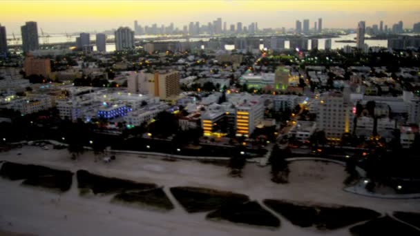 Vista aérea de Miami, Flórida — Vídeo de Stock