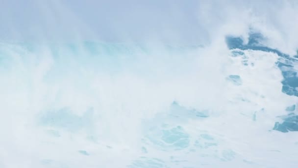 Великі морські хвилі — стокове відео