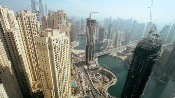 Drapacze chmur w dubai — Wideo stockowe