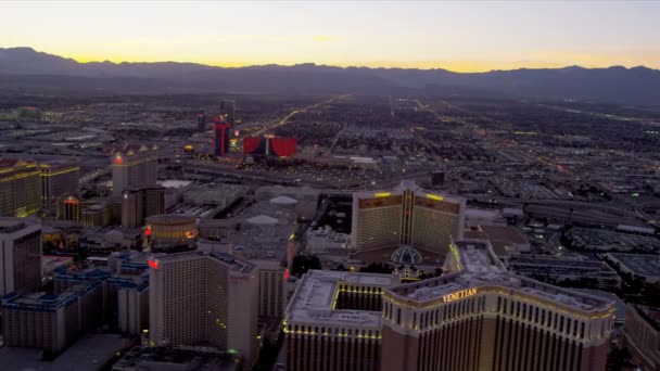 Las Vegas hotely a kasina, Nevada — Stock video