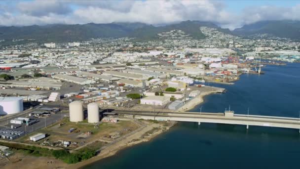 Puente de carretera, Honolulu, Hawaii — Vídeos de Stock