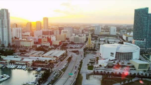 American Airlines Arena Bayside Marketplace — Vídeos de Stock