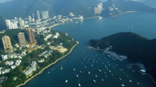 Aerial view of Repulse Bay — Stock Video