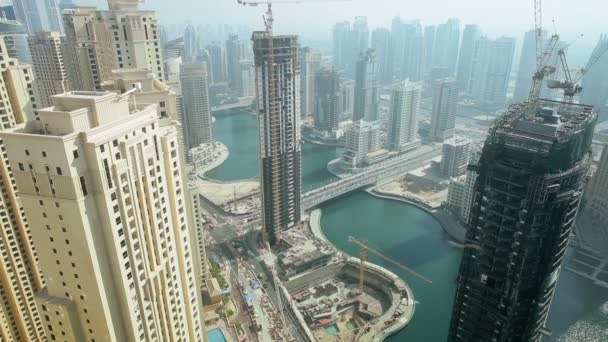 Drapacze chmur w dubai — Wideo stockowe