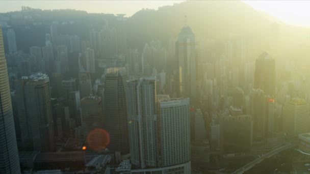 Hong Kong a Victoria Peak — Stock videók