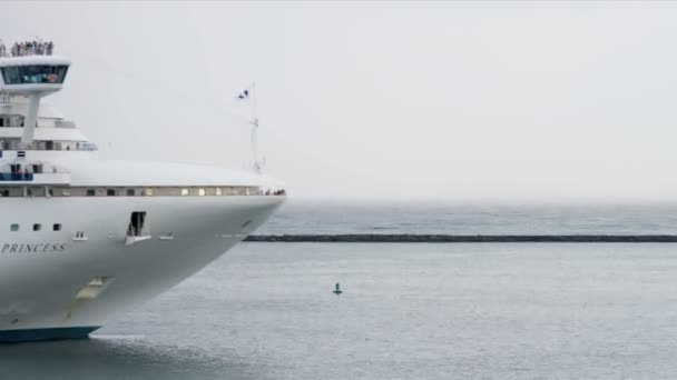 Crucero princesa de zafiro — Vídeo de stock