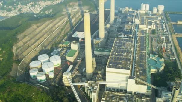 Central eléctrica de Lamma en Hong Kong — Vídeos de Stock