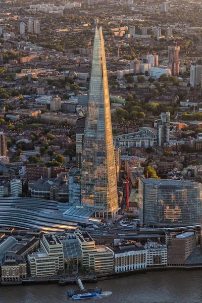London April 2016 Antenne Von Shard London Eine Stadtansichten Der — Stockfoto