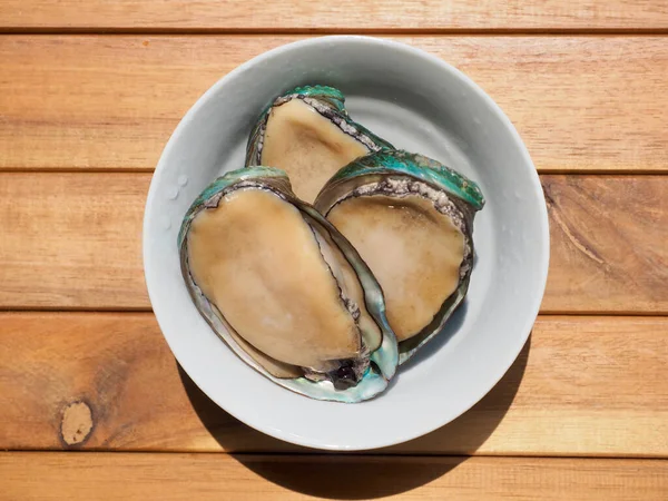 Färska Skaldjur Abalone Matlagning Ingredienser — Stockfoto