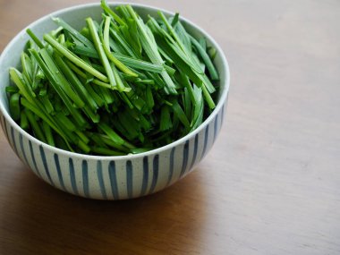 Taze organik yapraklı sebzeler