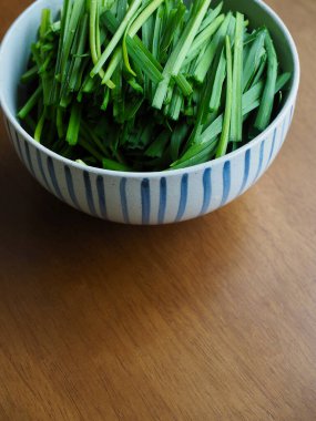 Taze organik yapraklı sebzeler