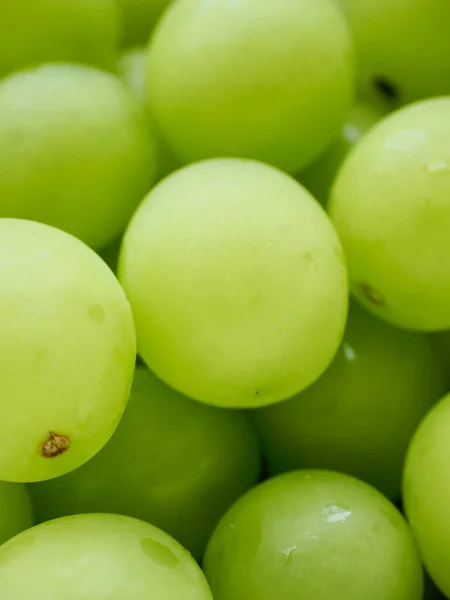 Bolso Frutas Orgânicas Frescas Uvas — Fotografia de Stock