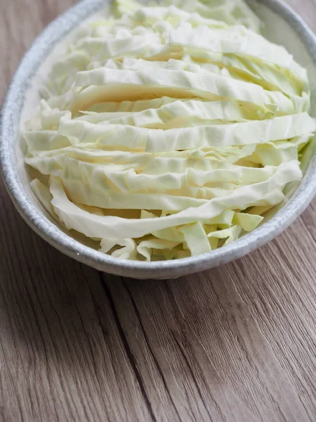 Fresh Organic Vegetable Cabbage Ingredients Cooking — Stock Photo, Image