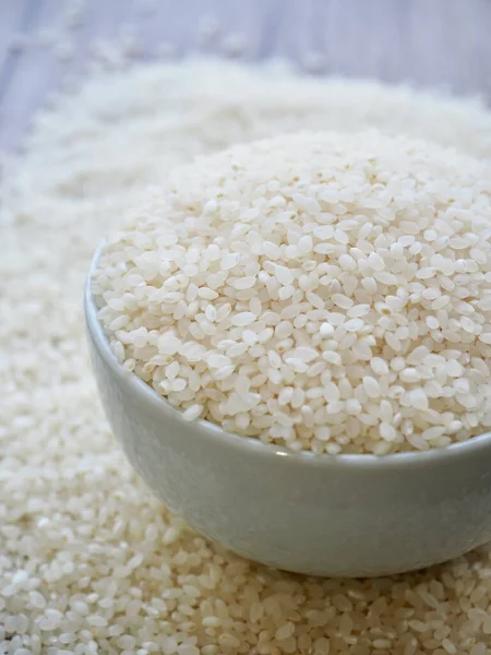 Ασιατικό Φαγητό Βιολογικό Λευκό Ρύζι — Φωτογραφία Αρχείου