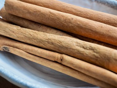 Kurutulmuş tarçın, yemek malzemeleri.