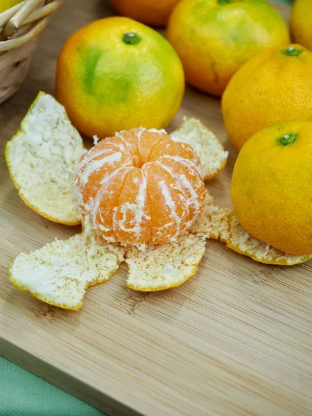 Čerstvé Ovoce Citrusy Mandarinky Mandarinky — Stock fotografie