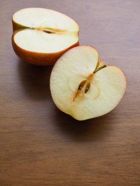 Taze organik meyve elması, yiyecek.