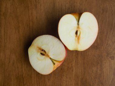 Taze organik meyve elması, yiyecek.