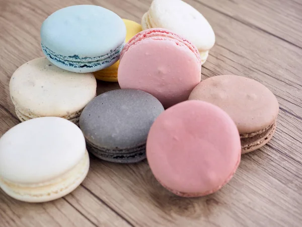 Colorful Macaroons Different Colors Sweet Food — Stock Photo, Image