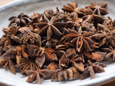Kurutulmuş baharatlar, Star Anise Salonu, yemek.