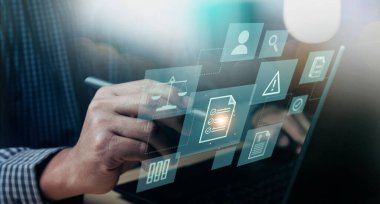 Sanal ekran üzerindeki uyum kuralları ve yasa düzenlemesi kavramı.