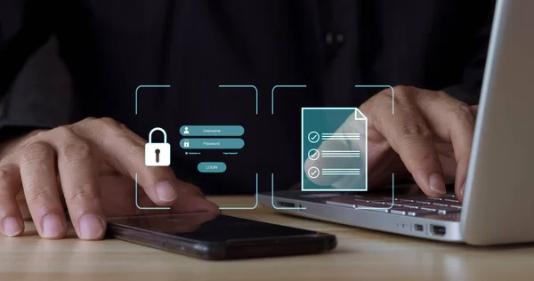 Siber güvenlik, bilgi güvenliği ve şifreleme kavramı, kullanıcının kişisel bilgilerine güvenli erişim, güvenli internet erişimi, siber güvenlik.