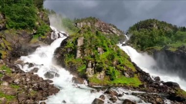 One of Norways largest waterfalls