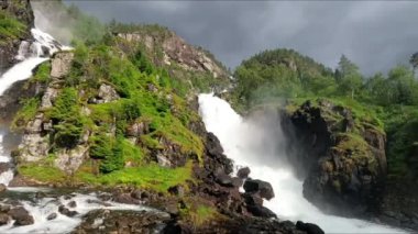 One of Norways largest waterfalls