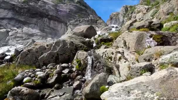 Trekking Rocky Path Norway Norge Climbing — Stock Video