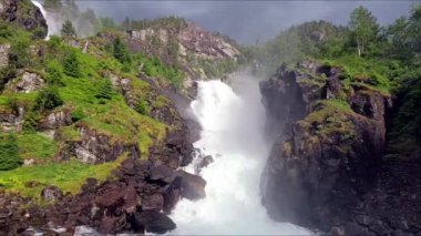 One of Norways largest waterfalls