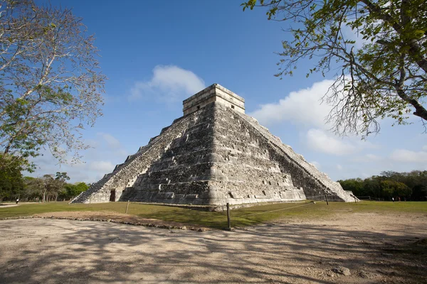 Maya piramide chichen itza Stockfoto