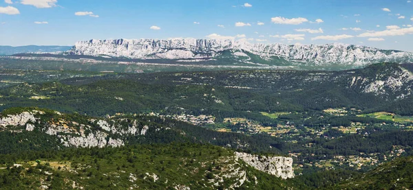 Rocky Bar Sainte Victoire Mountain Provence —  Fotos de Stock