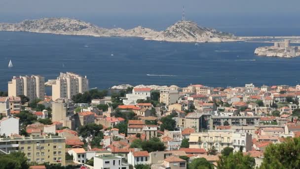 Friuli Islands Hrad Marseille — Stock video