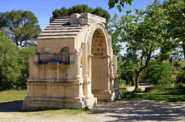 Saint-Rmy de Provence 'de Antik Romalı kalıntıları.