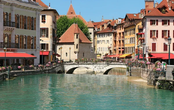 Palais Isle Thiou Quays Annecy — Stock Photo, Image