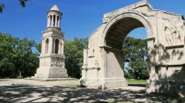 Saint-Rmy de Provence 'de Antik Romalı kalıntıları.