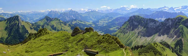 Panoramic View Alps Rocks Naye Switzerland Lake Geneva — Φωτογραφία Αρχείου