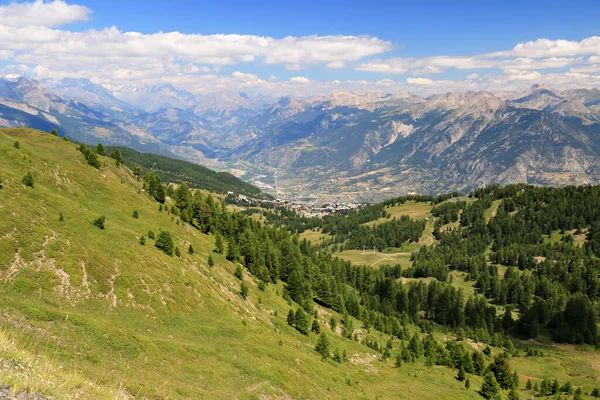 Panoramic View Southern Alps Guillestre Valley Summer — Stockfoto