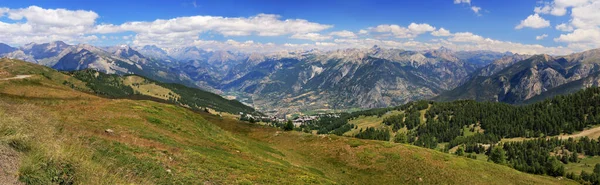 Panoramic View Southern Alps Guillestre Valley Summer — Fotografia de Stock