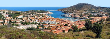 General view of Cerbre on the Cte Vermeille in France